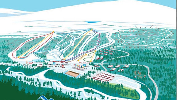 Hobby Spikertelt med vogn Røros Alpinsenter Hummelfjell 3 of 15