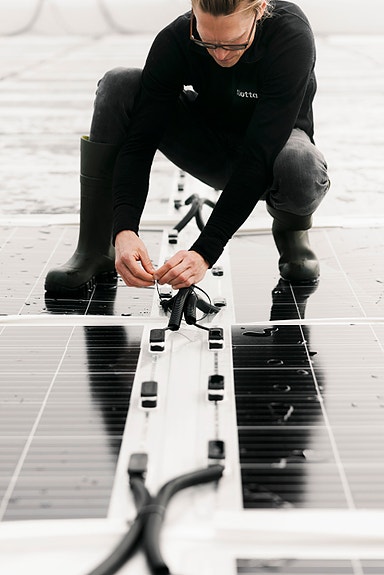 Installasjon ute på anlegg