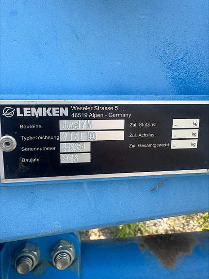 Lemken Juwel /