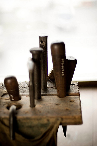Detalj seilmakerverksted