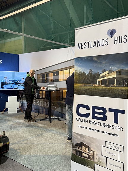 Som forhandler av VestlandsHus i Tromsø og omegn stiller vi på Boligmessen hvert år.