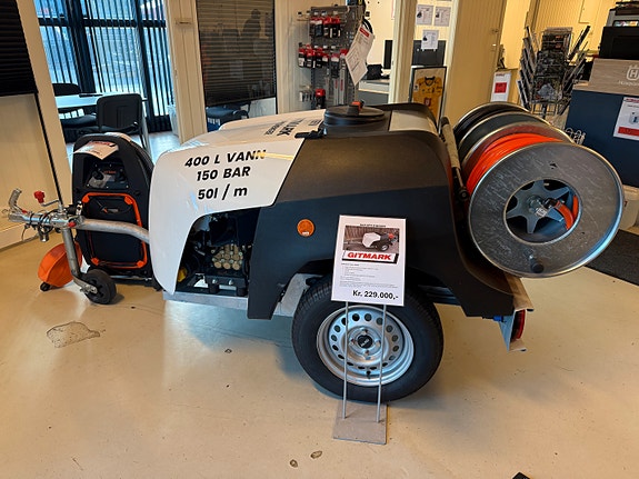 ROM SmartTrailer Comfort 150/50 høytrykkspyler PÅ LAGER