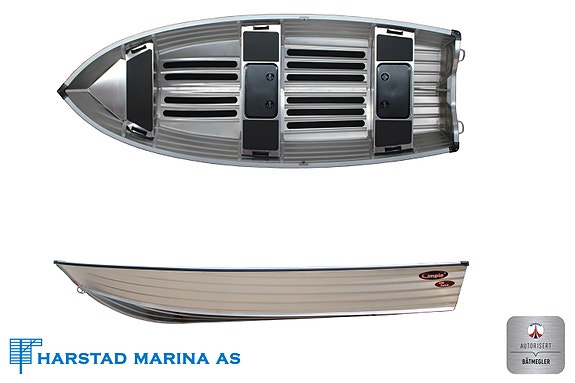 Kimple 430 Catch - Lett og prisgunstig helsveiset aluminiumsbåt med v-bunn