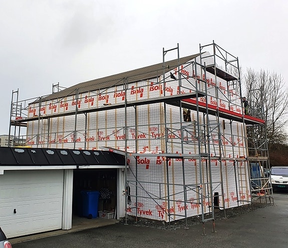 Snart klar for kledning