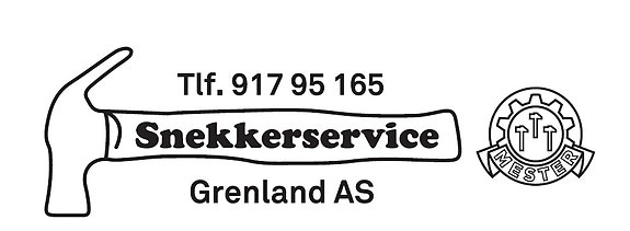 Snekkerservice Grenland as logo