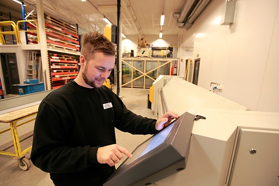 Bildet er tatt fra verkstedet