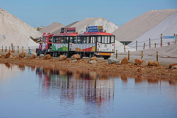 Salt lake in Torrevieja
