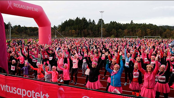 Rosa sløyfe-løpet Haugesund