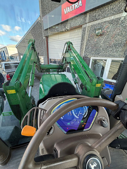 John Deere 6125R 50 KM, Trinløs, GPS ready, laster 2013, kr 749 000,-