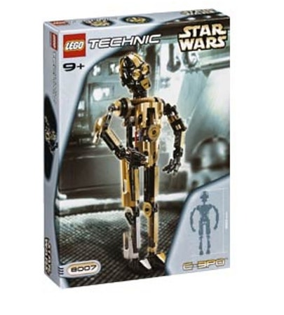 Lego 8004 C-PO fra Lego Technic Star Wars Episode 4/5/6 serien