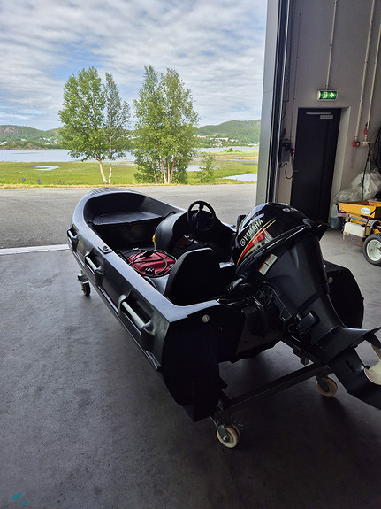 River 350 XR m/Yamaha F9,9HEL, 20 hk forgasser