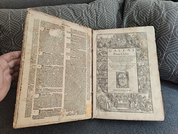 Galeni Prima classis naturam corporis humani (1556 - Vesalius)