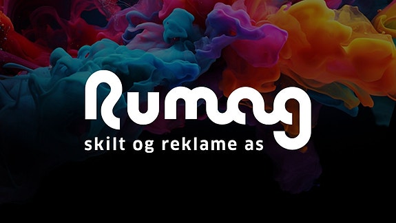 Rumag skilt og reklame logo
