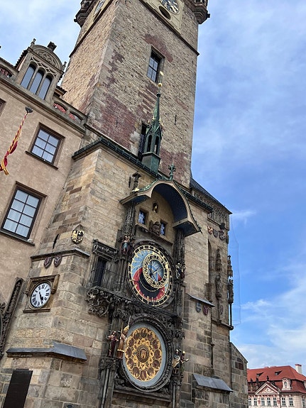 We travel on company trips, here from Prague