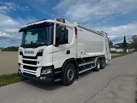 Scania Scania G410 CNG 6X2 med Terberg Olympus 21m3 En-kammer m.vinsj/pappballklemme NY