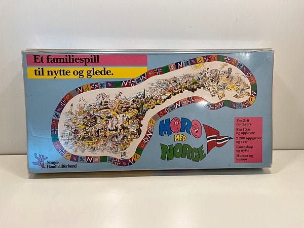 Vintage 80-talls brettspill - Moro med Norge