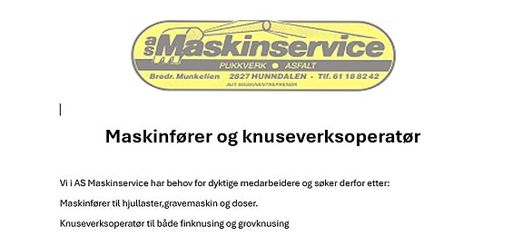 Bilde 1 av 1 i jobbannonse-galleriet