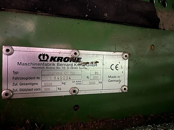 Krone Comprima CF155XC
