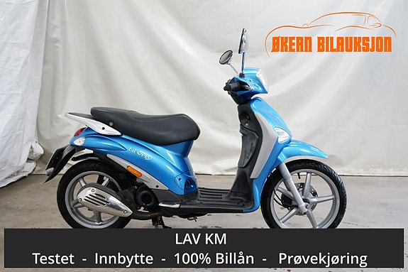 Piaggio LIBERTY50 2T 50CC 5hk-2x lasterom- 2 NYE DEKK-NYTT BATT