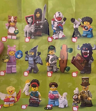 Lego minifigures series 27 - 71048 - komplett sett - uåpnet