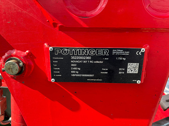 Pöttinger 307T RCB med collector-band