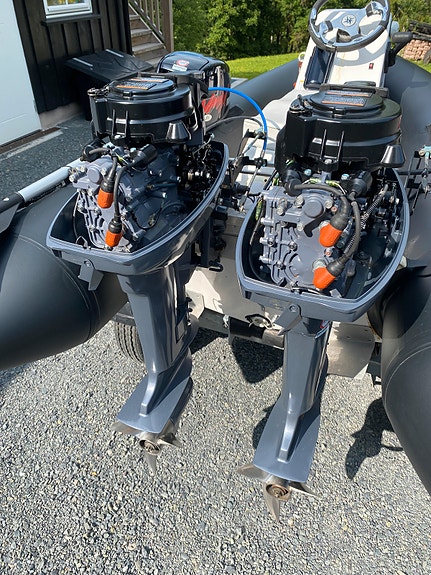Rib med 2 x 9,9 Yamaha 10 of 20
