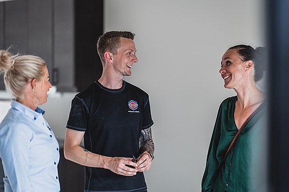 Tett samarbeid med byggeleder