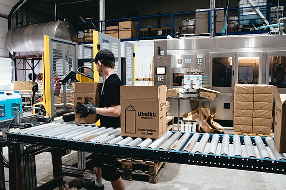 Det holdes nøye kontroll med produktene underveis