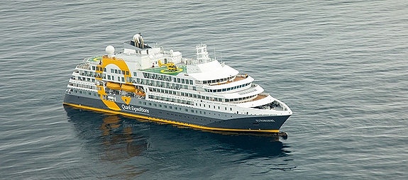 Expedition Cruise Vessel in operation for Quark Expeditions.