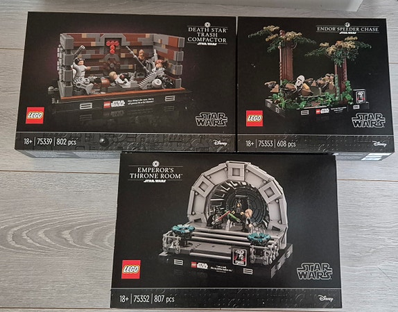 Lego star wars diorama pakke