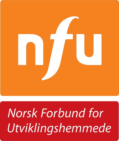 NORSK FORBUND FOR UTVIKLINGSHEMMEDE (NFU) logo