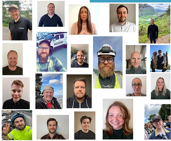 Et knippe av oss som jober i Origon