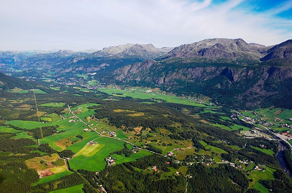 Flyfoto Hemsedal