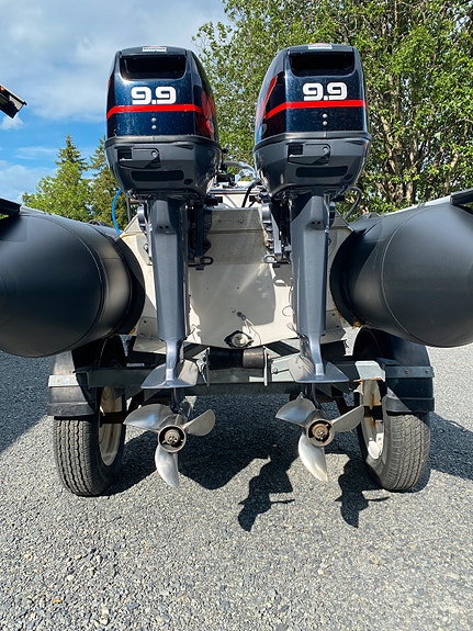 Rib med 2 x 9,9 Yamaha 4 of 20