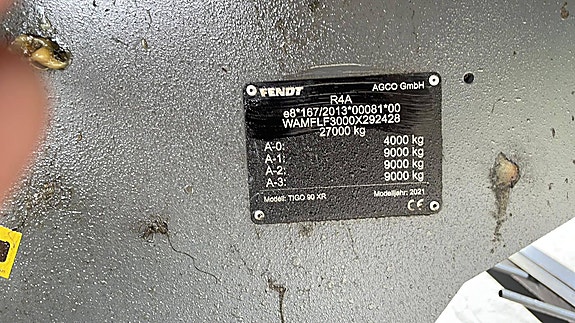 Fendt Tigo 90XR