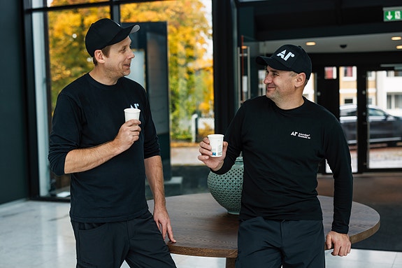 Sosialt og hyggelig arbeidsmiljø