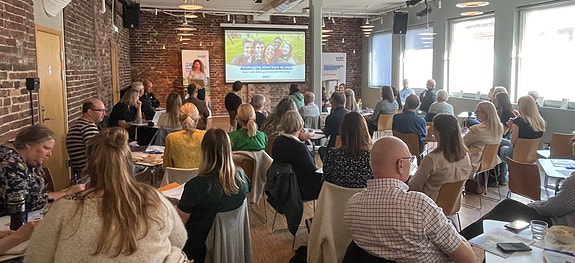 Fra ett av våre politiske møter i Bergen