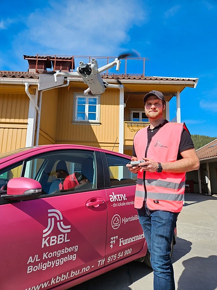 Andreas på Droneoppdrag