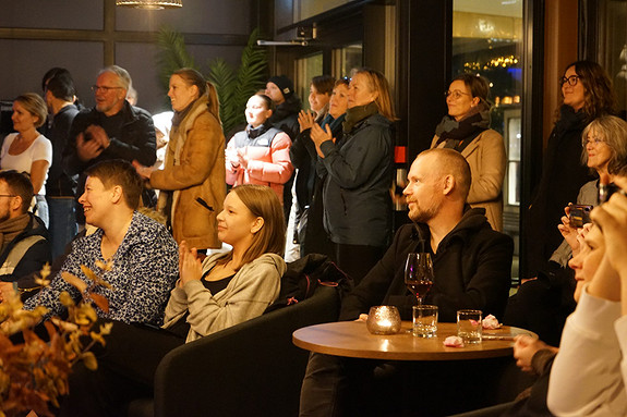 Kulturnatt i Musikkfestukas lokaler.