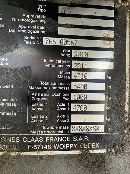 Claas Uniwrap  355 Rollant