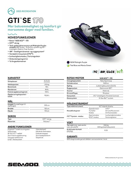 SEA-DOO SE 170 iDF (Sound System) 2 of 3