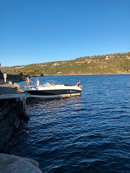 Solid og sjøsterk familiebåt – Evinrude 130 hk – nylig storservice 4 of 13
