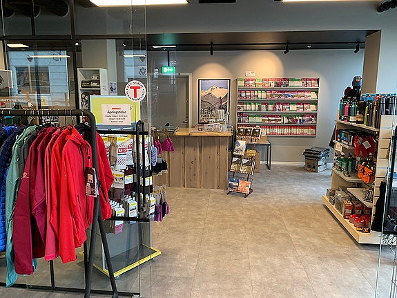 Tursenteret vårt i Strandgata 45 i Hamar sentrum.