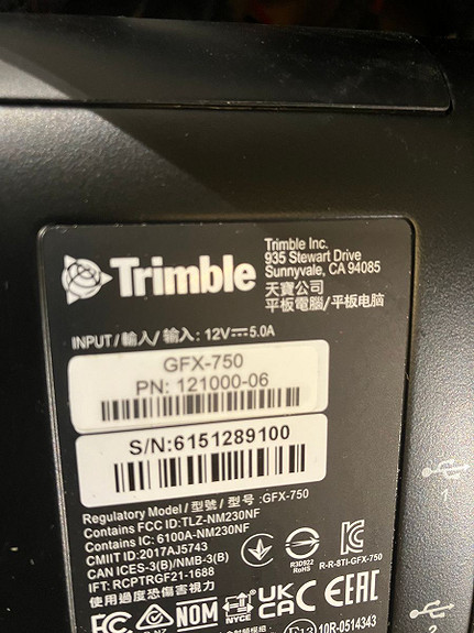 Trimble GFX-750