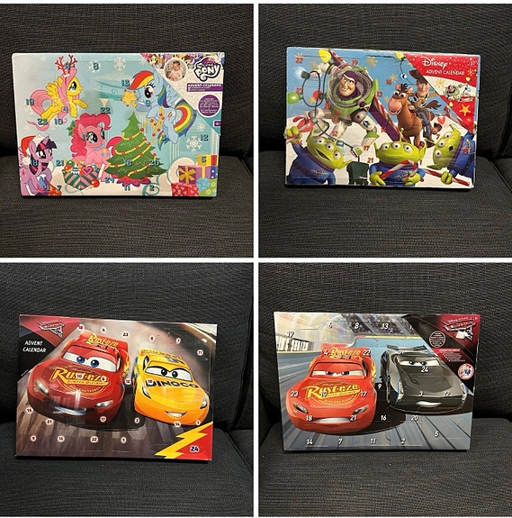 Julekalender med MLP, Toy Story & Cars - Nye i plast !