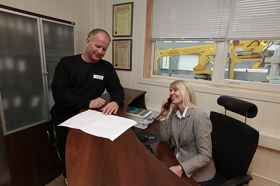 Bildet er tatt fra kontoret