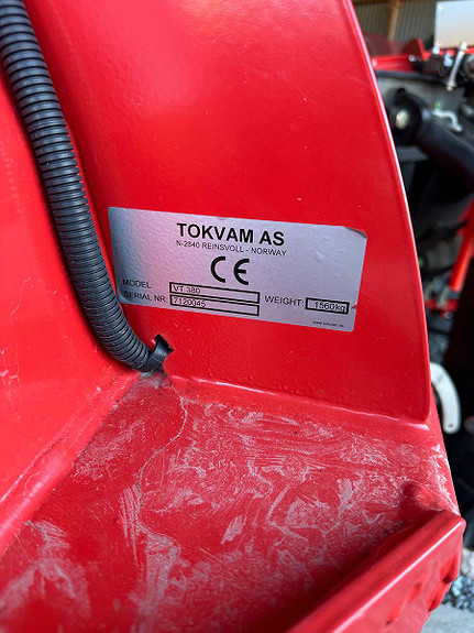 Tokvam VT380 med flyteramme og hardox slitestål 2020, kr 149 000,-