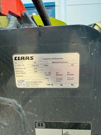 Ny pris! Claas 3600Fc Disco frontmaskin
