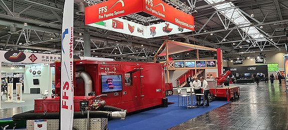 MPU 2400 pumpesystem for brannslukking og flomvern - leverer over 45 000 liter per minutt