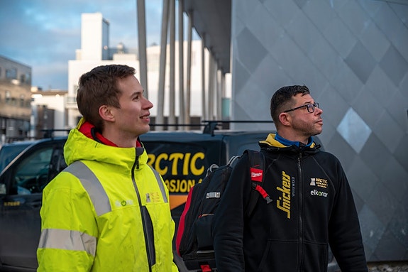 Daniel Eide og Michal Cupak